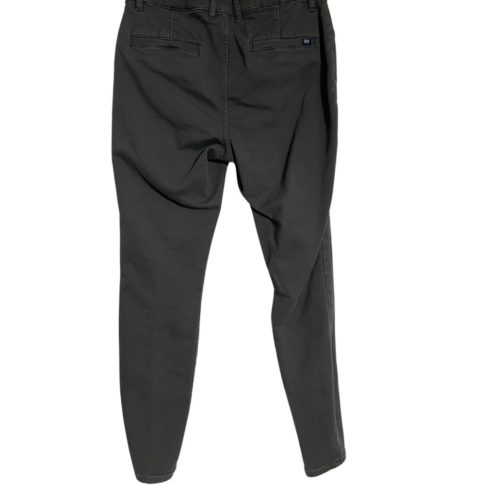 Gap Stretch Skinny Pants, Size 8, charcoal gray, 27” long - Picture 2 of 11